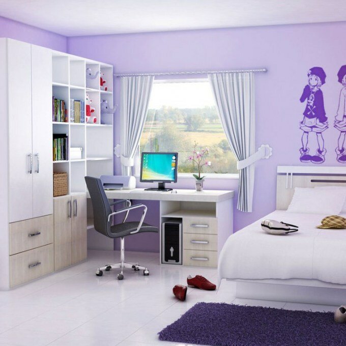 Simple Bedroom Design For Teenage Girl Bedroom